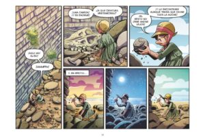 Página del cómic Mary Anning - Cazadora de Dragones