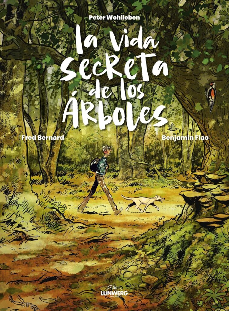 Portada Novela Gráfica La Vida Secreta de los Árboles