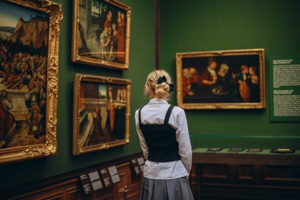 Dresden,,Germany,-,December,25,,2024:,Stylish,Elegant,Lady,Visitor